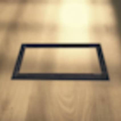 Aria Vents Luxe+ - Flush Floor Vent Matte Black 4x10"